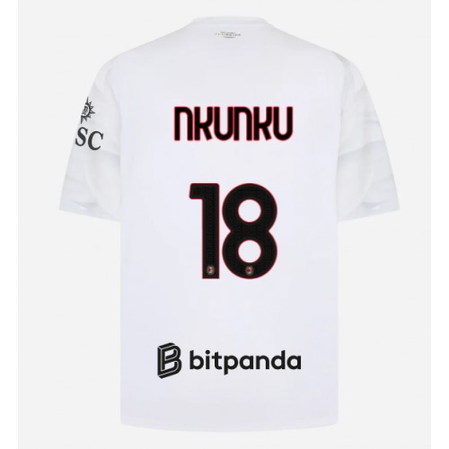 Stroje piłkarskie AC Milan Christopher Nkunku #18 Koszulka Wyjazdowej 2026-27 Krótki Rękaw